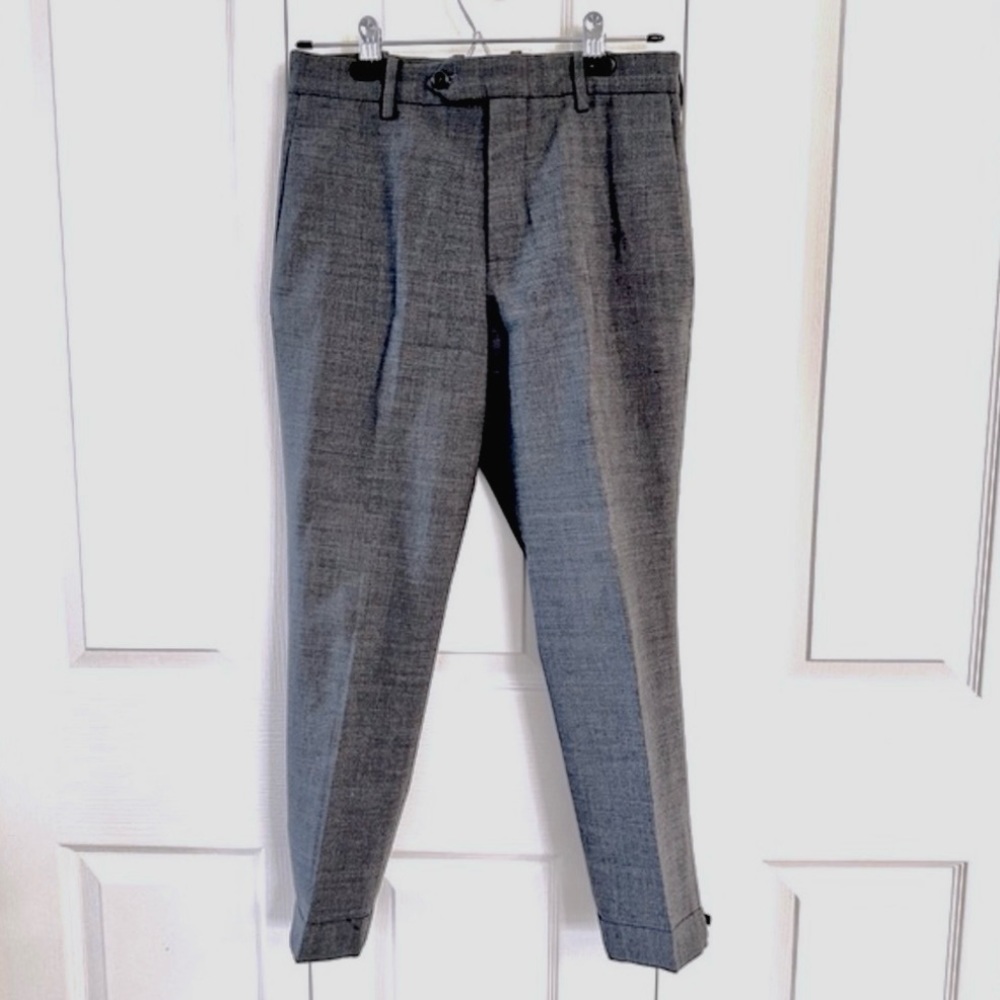 NEIL BARRETT Gray Italian Trousers
